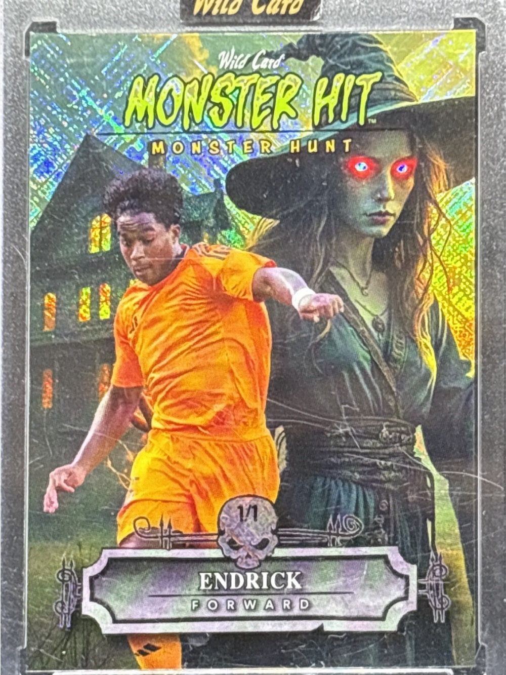 Wild Card Endrick Soccer Soccer Trading Card - Monster Hit LE 1/1
